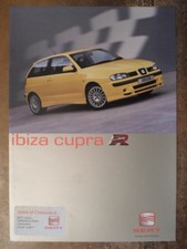 SEAT IBIZA CUPRA R orig 2001 UK Mkt Specifications Equipment & Colours Brochure