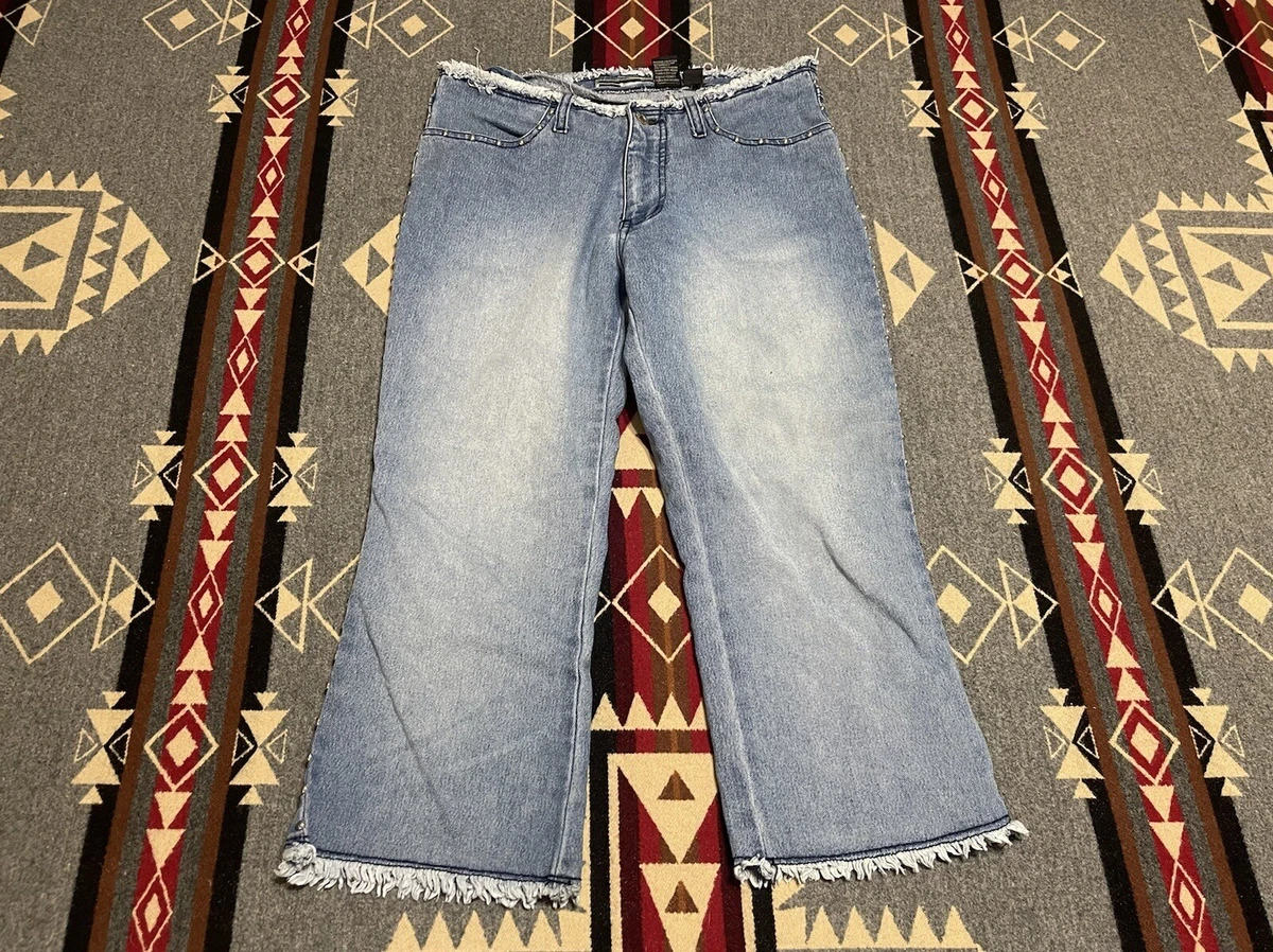 dukke udslæt spørge Womens Vintage Y2K Rave R4R Denim Stretch Jeans Sz 7 28x20 Capri Raw Hem Z8 | eBay dukke udslæt spørge Womens Vintage Y2K Rave R4R Denim Stretch Jeans Sz 7 28x20 Capri Raw Hem Z8 | eBay