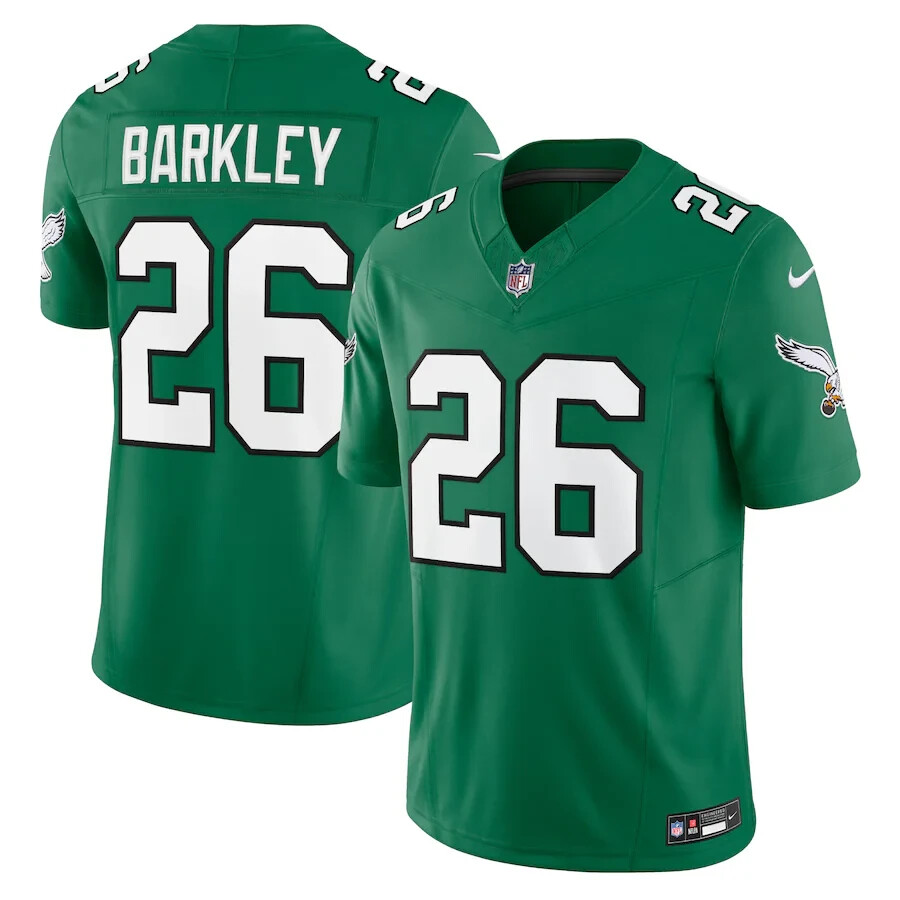 Men's Eagles #26 Saquon Barkley  Jersey