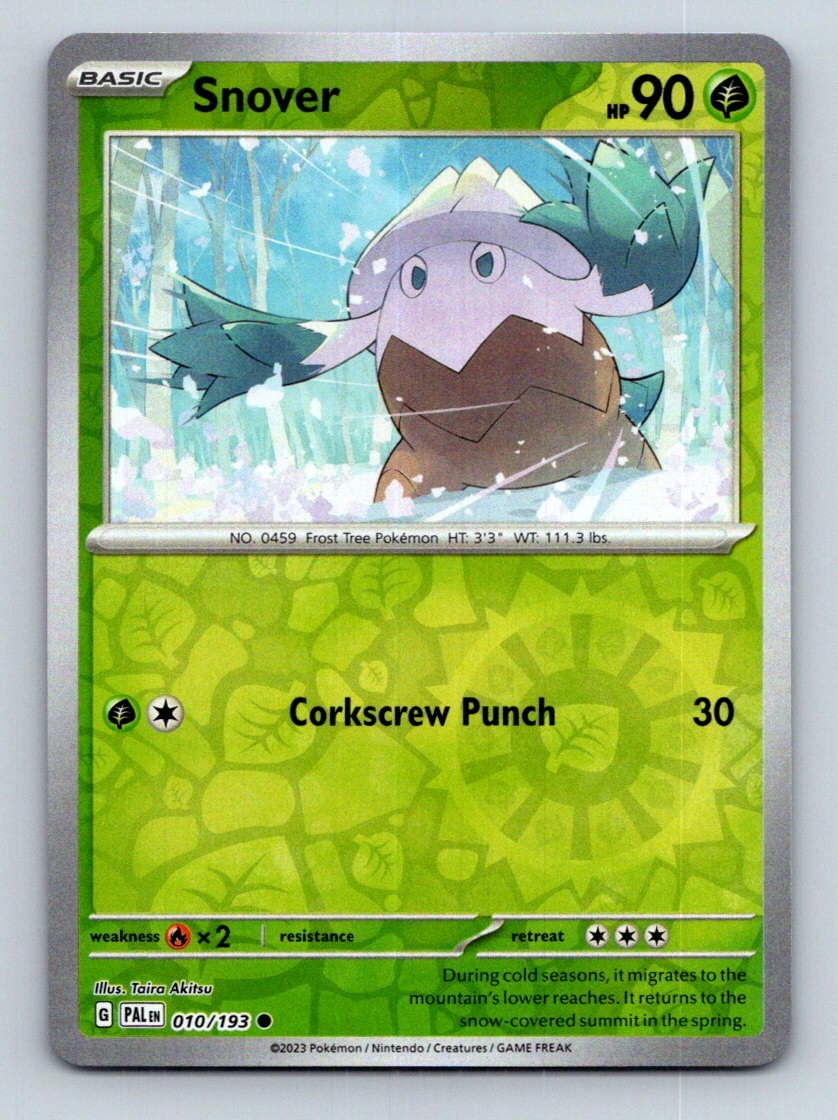 #10 Snover 2023 Paldea Evolved -- Reverse Holo