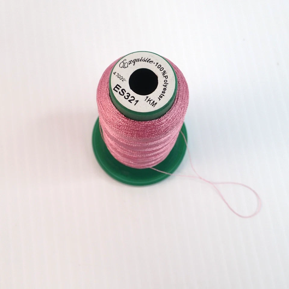 Exquisite Polyester Embroidery Thread ES321 PINK - Image 3 of 3