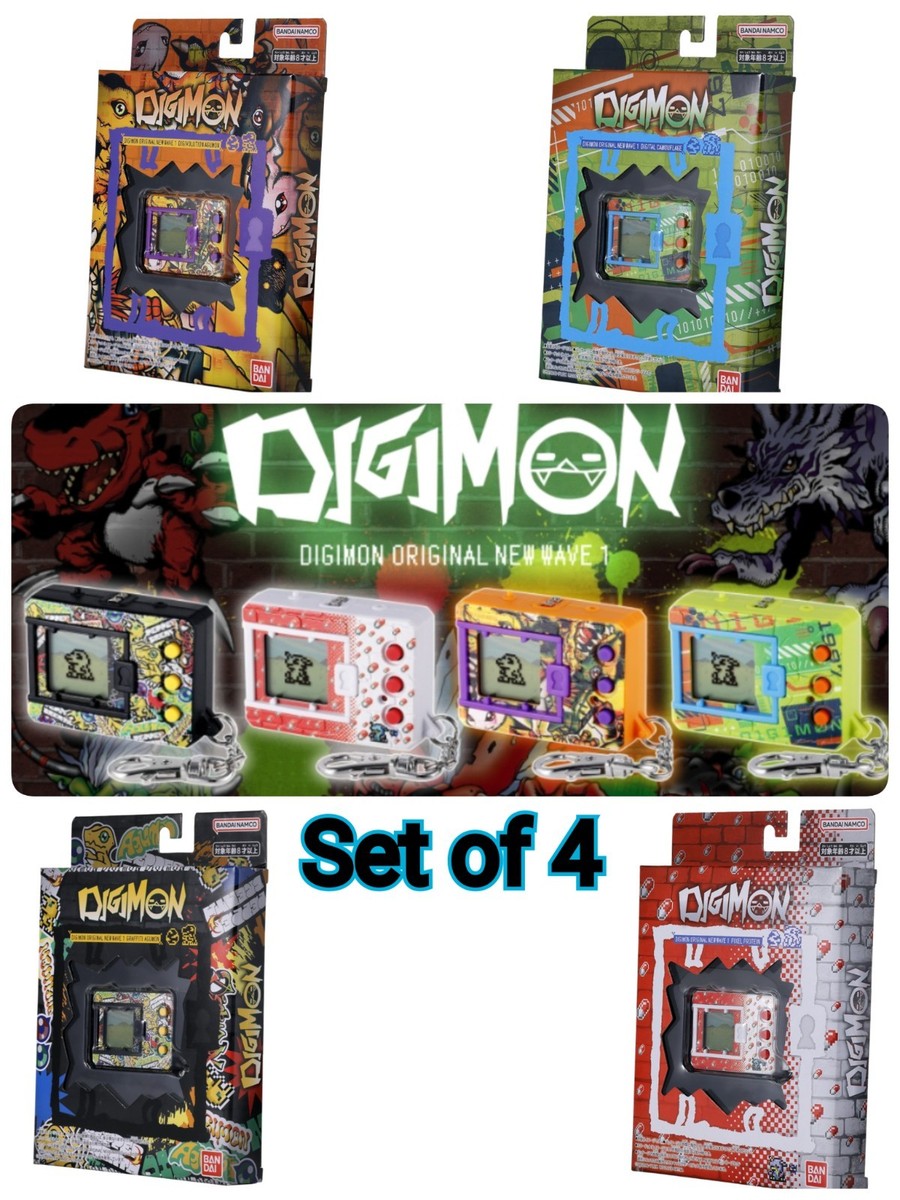 DIGIMON ORIGINAL NEW WAVE 1 Set of 4 | eBay