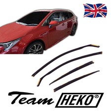Wind Deflectors Fits Toyota Corolla Estate 2018-Up 4-Pcs Set Tinted Heko