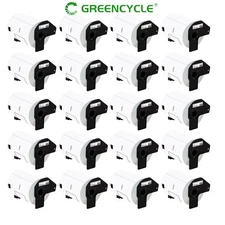 Greencycle 20Rolls 101x152mm Shipping Label DK1241 w/Permanent Frame for Brother