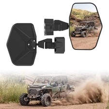 Side Mirrors for Can-Am Defender, Adjustable Rear View Mirror UTV Clear Wider