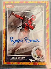 2025 Topps Chrome Deadpool Ryan Brown Artist Auto /39 Comic Book Artist Auto