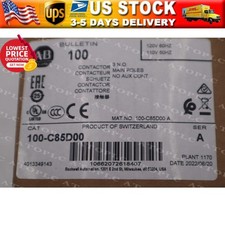 Allen Bradley 100-C85D00 CONTACTOR 85 AMP 110/120 VAC 50/60 HZ STOCK L-015C