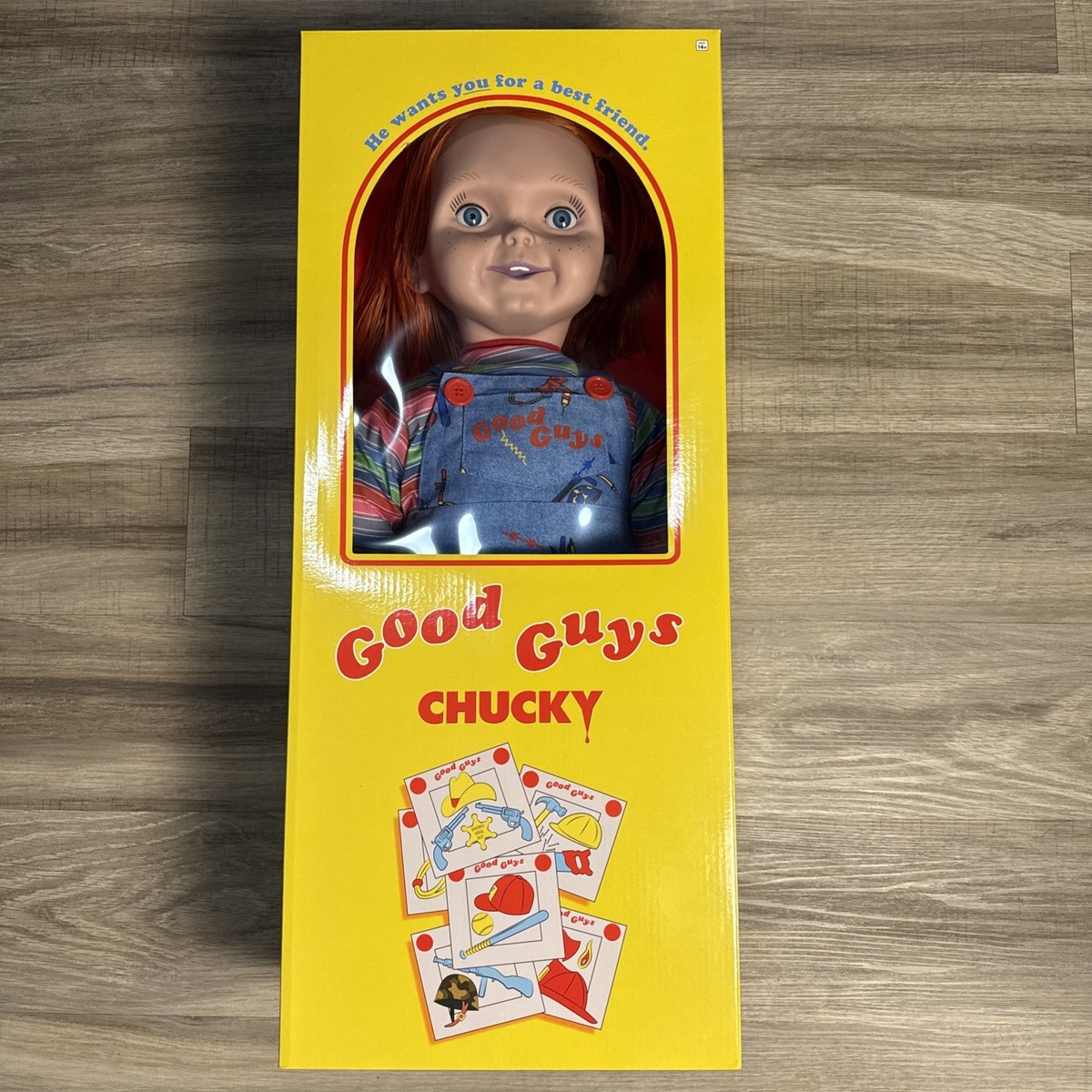 Good Guys Chucky 人形 Amazon.com: Spirit Halloween 24 Inch Chucky Good Guys Doll