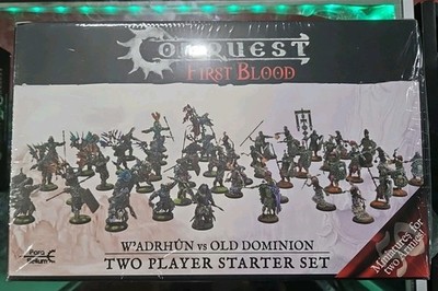CONQUEST FIRST BLOOD - Two Player Starter Set: W'adrhŭn vs The Old Dominion