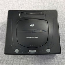 SEGA Saturn Black Console MK-80200A-50 CD-ROM Bundle Box Controllers Cables