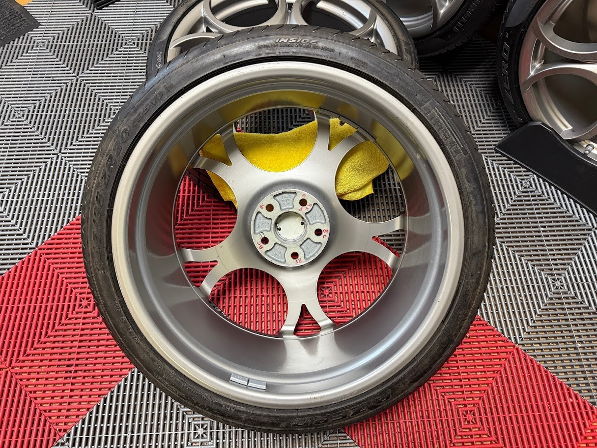 OEM Original 20" Alfa Romeo 8C Competizione 5 Hole Wheels Rims Grey Set Take Off