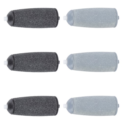 6 Pcs Electric Foot File Replacement Rollers Heads Flawless Pedicure Grinder