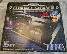 Sega Mega Drive Console Boxed 4 Controllers 6 Game Bundle