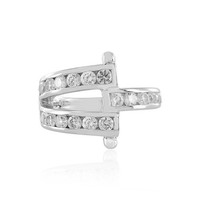 Cavill Zirkon Ring 1,691Ct 925 Sterling Silber Platin Schmuck Damen Eleganz