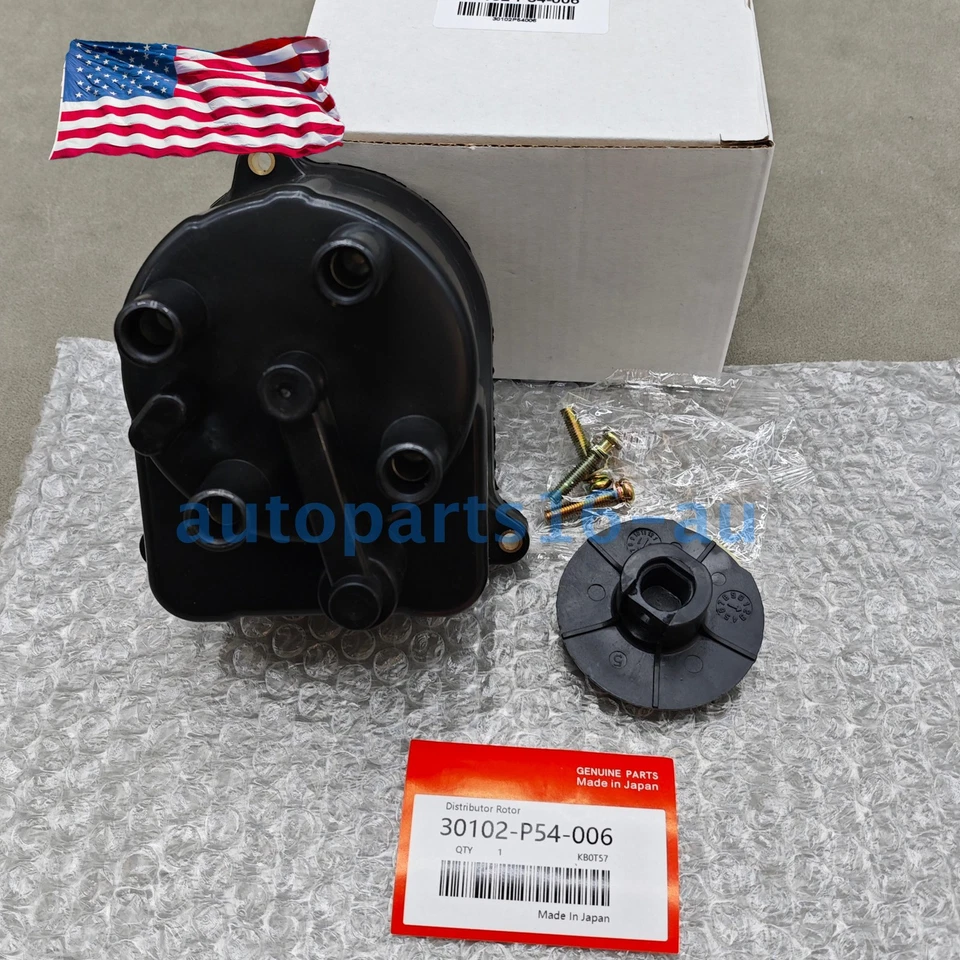 OEM Distributor Cap and Distributor Rotor Ignition Kit For Honda Civic 1992-2000 Foto 3 de 4