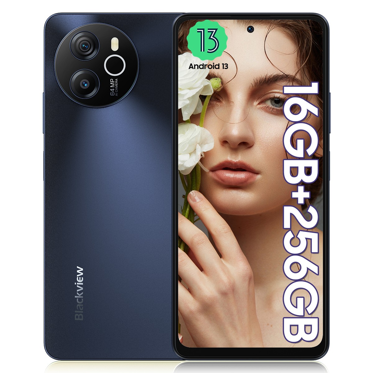 Blackview SHARK 8 Smartphone 16GB+256GB 6.78" 2.4K Android 1