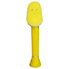 Scrub Daddy Dish Wand, Soap Dispensing Dish Brush, Texture Changing Washing U...