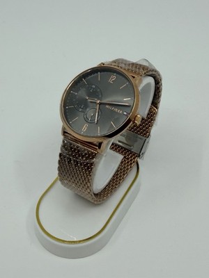 Brandneu Tommy Hilfiger Brooklyn Roségold 1791506 Herren Chronograph Uhr Neu