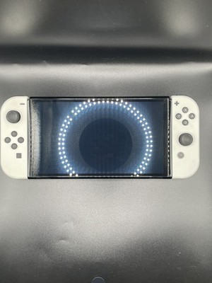 Nintendo Switch OLED Model HEG-001 White Console 64GB w/ Dock and Carrying Case