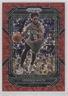 2022-23 Panini Prizm Fast Break Red Prizm 18/100 Derrick White #12 mx0