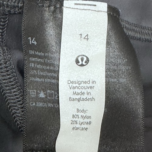 Lululemon Women Align HR 25" Pants Diamond Dye Lunar Rock Navy Size 14 Leggings - Picture 6 of 8
