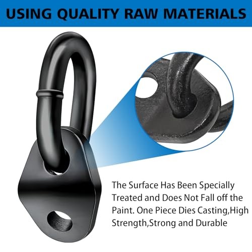  7100 Engine Lift Bracket 5500 lb Capacity Engine Lifting Brackets, Black/6PCS