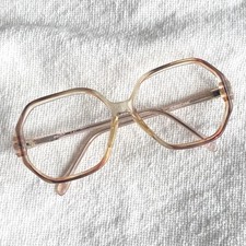 Vintage Brown Handmade USA Glasses Frames Eyeglasses