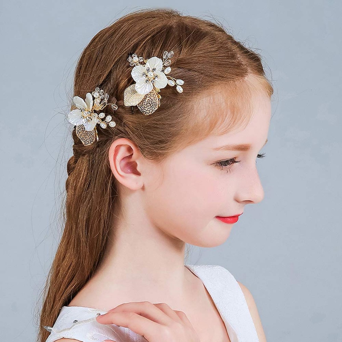 Crystal hair piece accessories bride flower girl Wedding Hairpin Bridal Hair Comb Rhinestone Wedding Hair  main image 2