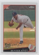2009 Topps Chrome Refractor Hunter Jones #210 0t2