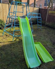 TP Explorer Metal Climbing Frame Set with ripple slide and jungle run