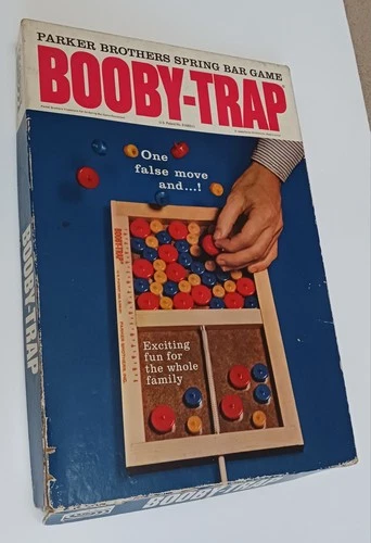 Vintage 1965 Booby-Trap Game Complete Parker Brothers