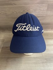 Titleist Hat Cap Pro V1 Mens Black Mesh M-L New Era FJ Golfing Golfer