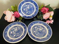 Blue Willow Ware by Royal China 6  Plates Set Of 6