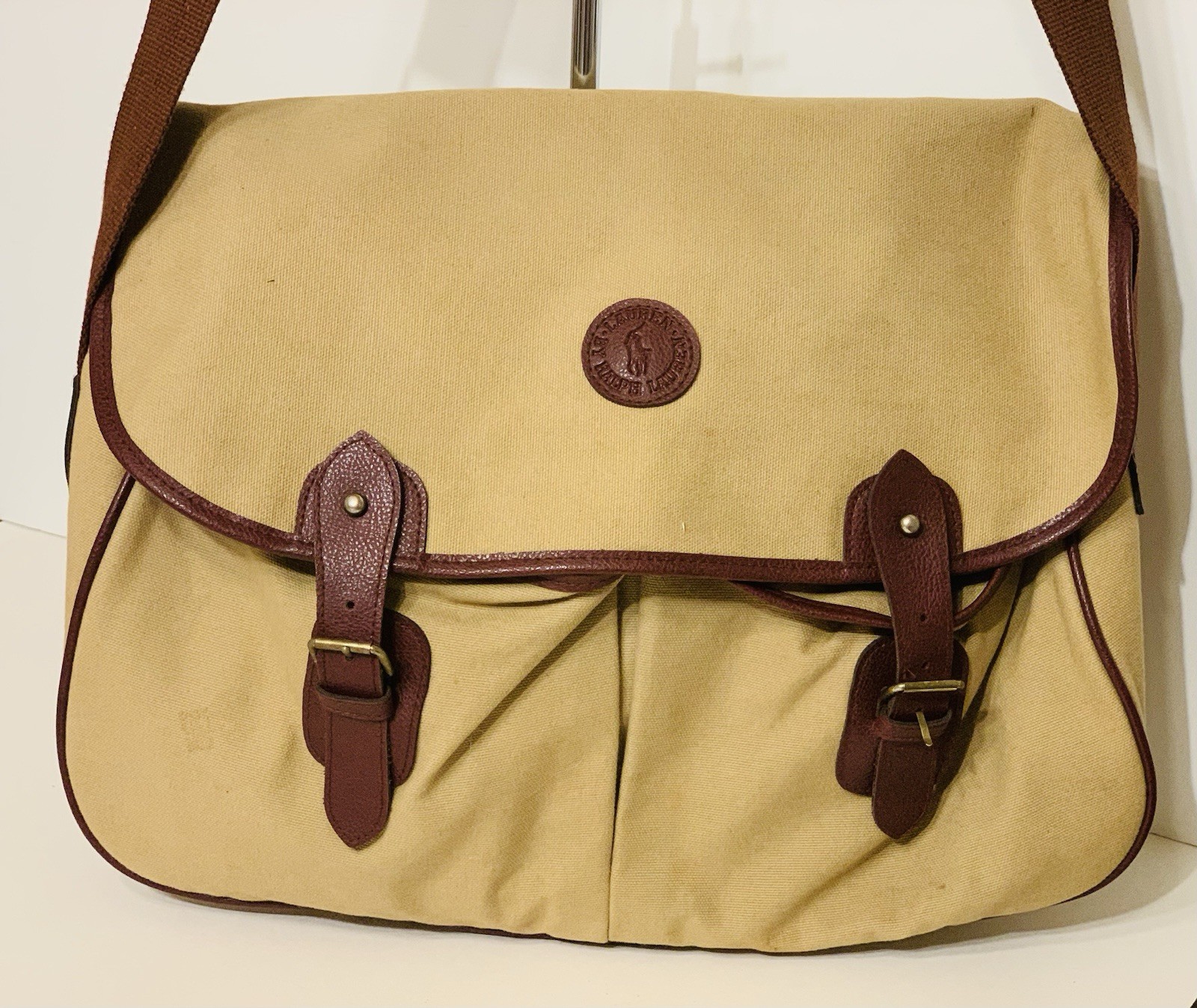 Vintage Ralph Lauren Safari Shoulder Reporter Mes… - image 10