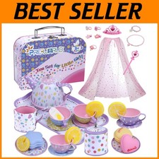 Princess Tea Party Set with Dress Up Accessories