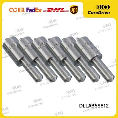 6Pcs Diesel Fuel Injector Nozzle DLLA35S812 for MAN 8.150 9.136 10.150 D0226MF