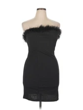 Justify Women Black Tube Top XL