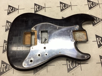80 s Squier Japan Bullet Electric Guitar Body Black Kahler