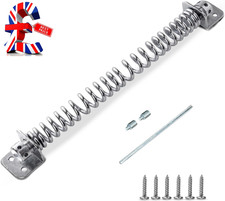 Gate Spring Closure for Wooden Gate | 10” Adjustable Metal Spring Automatic Door