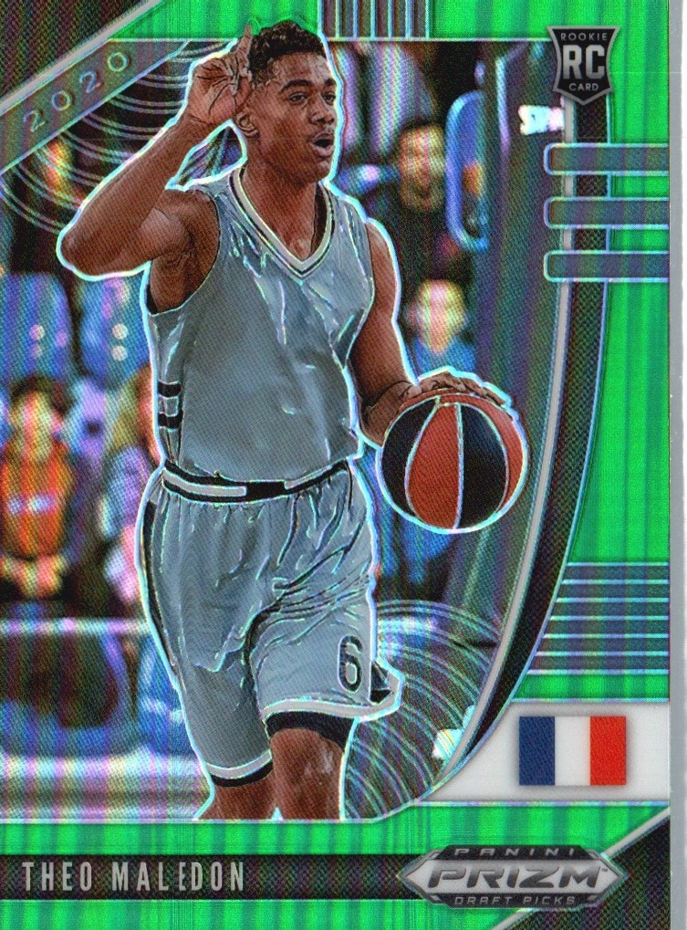 2020 Panini Prizm Draft Picks Collegiate #57 Theo Maledon Green