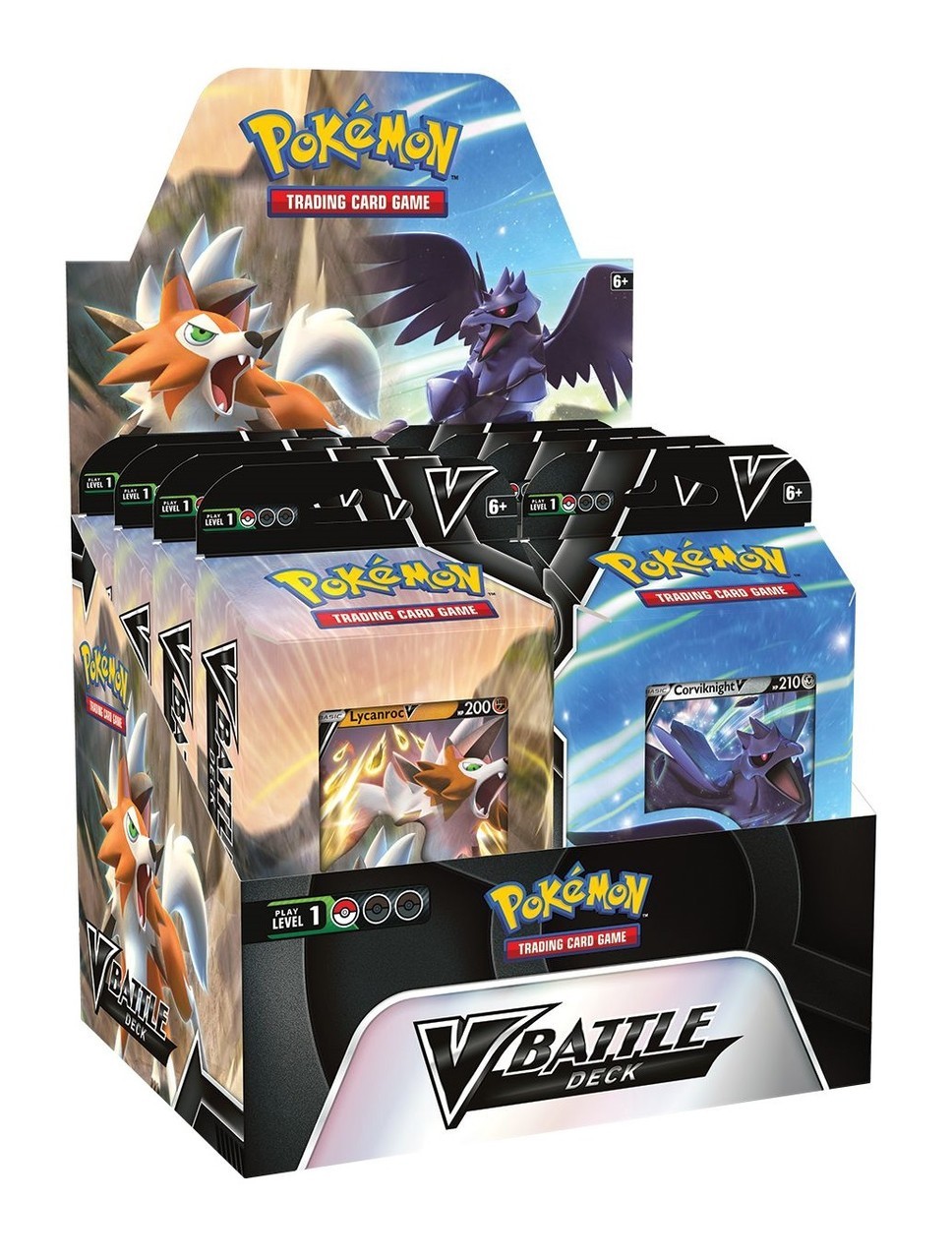 Pokemon TCG Lycanroc and Corviknight V Battle Deck Ready to Play x8