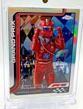 Charles Leclerc 2025 Topps Chrome F1 Grand Prix Refractor ##140 Ferrari Formula1