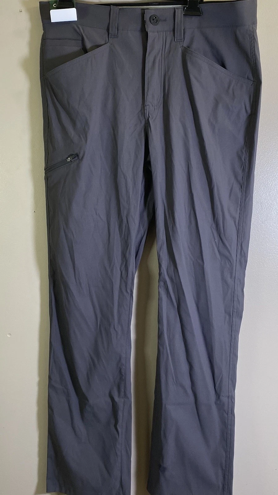 Orvis Pants Mens 32x32 Gray Forged Iron Trek Stretch Water Repellant Comfort NWT