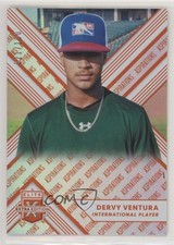 2018 Panini Elite Extra Edition Aspirations Orange 21/100 Dervy Ventura #196 0f8