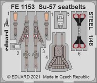 Su-57 Seatbelts Steel - Zvezda - / 1:48 - Eduard FE1153