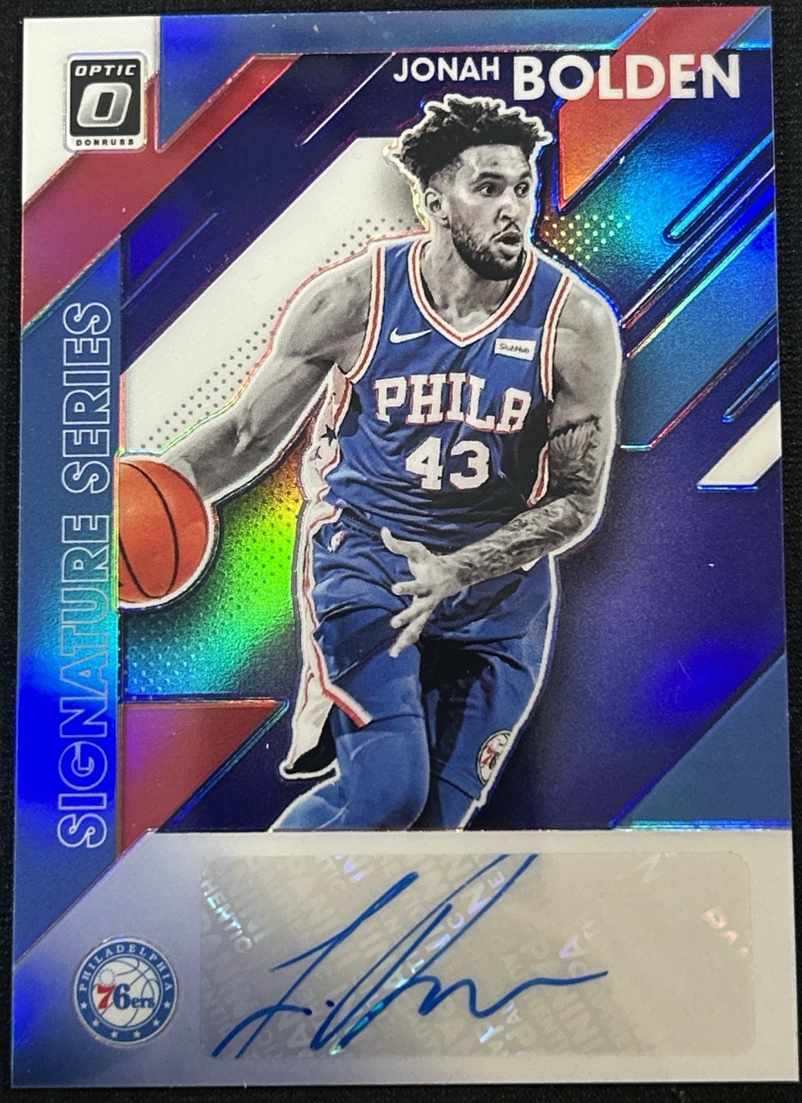 2019-20 Donruss Optic Signature Series Purple #23 Jonah Bolden Auto