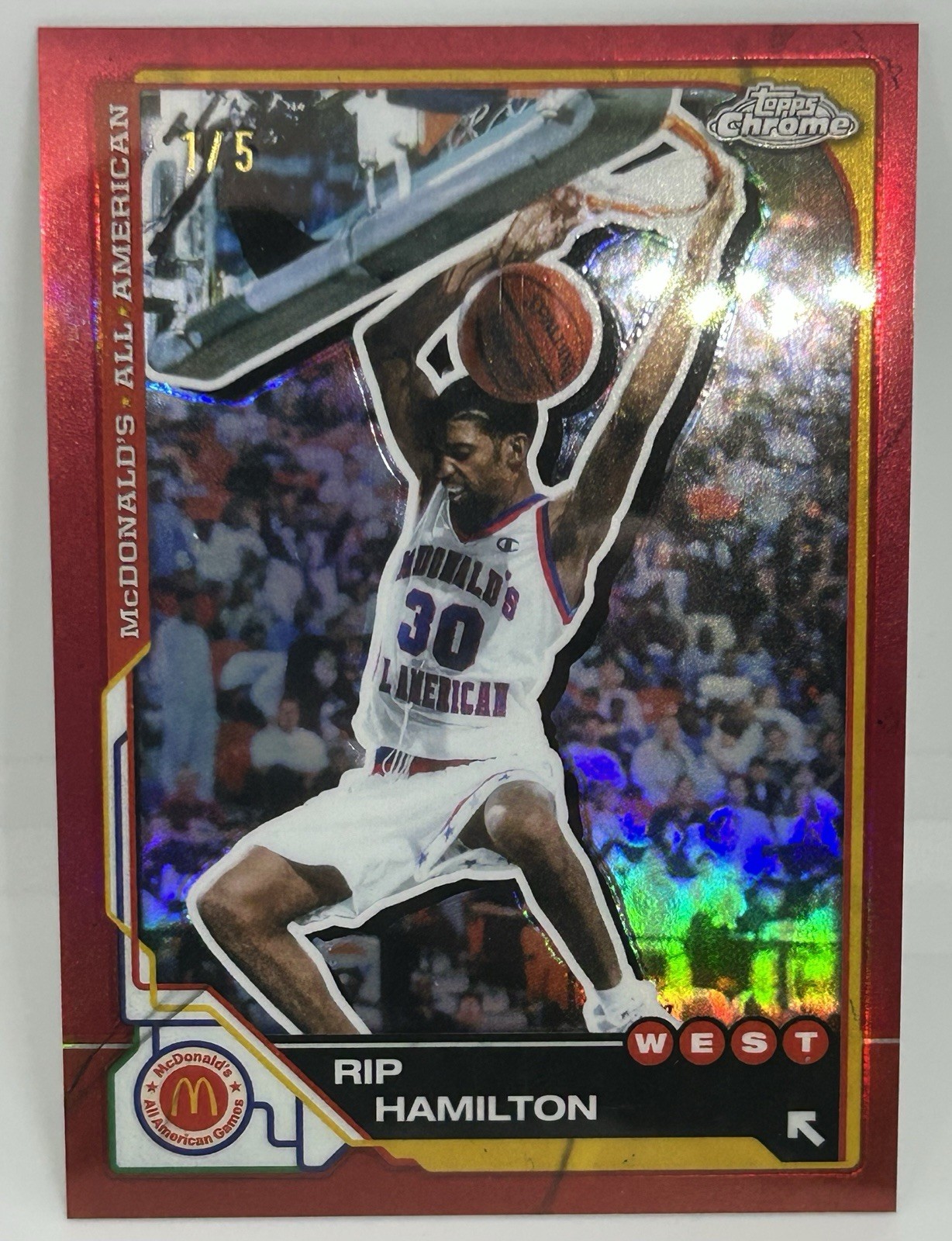 2025 Topps McDonald’s AA RIP Hamilton Red /5 🔥🔥🔥