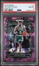 2022 Prizm Jayson Tatum /149 Purple Ice Boston Celtics PSA 8 NM-MT POP 4!