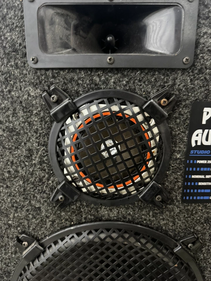 专业音频工作室监视器扬声器一对地毯3路PA扬声器250W — 第 4/4 张图片