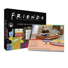 Trends International,  Friends 2026 Desk Calendar, 6.13'' X 5.38'', Daily Calend